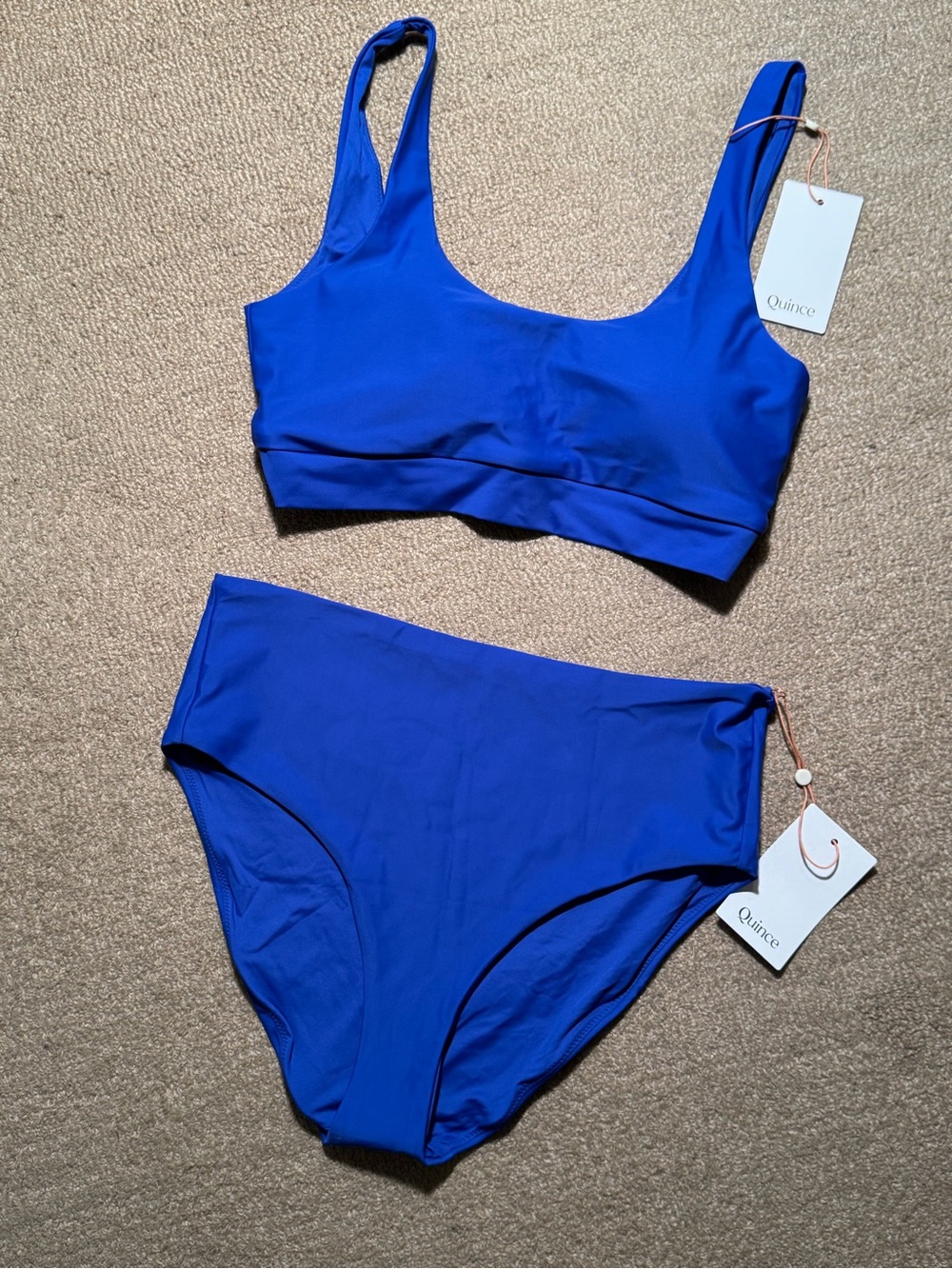 Quince Electric Blue Two-Piece Bikini Set